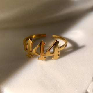 444 24K Gold Plated Ring