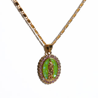 24k Gold Filled Virgin Mary Necklace