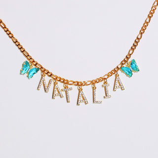 24k Gold Filled Custom Name Layered Necklace Set