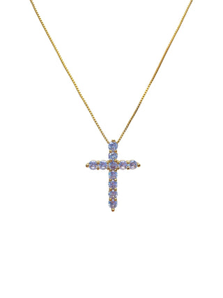 Cross 24k Gold Filled Necklace