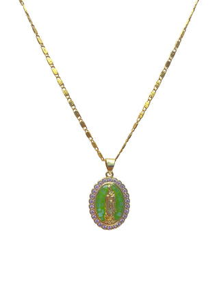 24k Gold Filled Virgin Mary Necklace