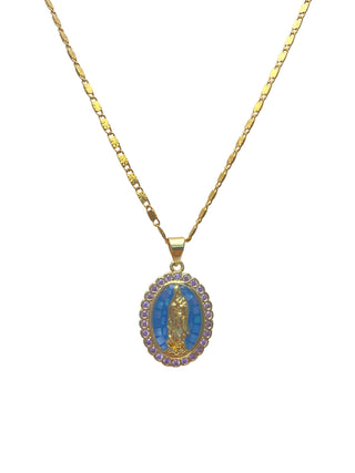 24k Gold Filled Virgin Mary Necklace
