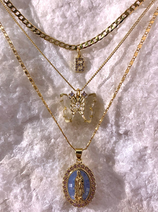 "Skye" 24k Gold Filled Layered Necklace Set
