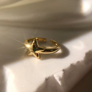Star 24K Gold Filled Ring