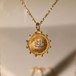 Medusa Eye 24K Gold Filled Necklace
