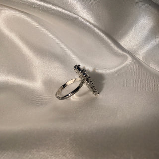 White Gold Heart Ring