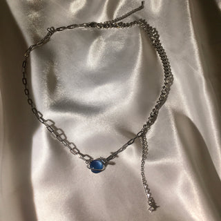 Blue Planet Silver Necklace