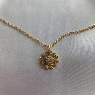 Medusa Eye 24K Gold Filled Necklace