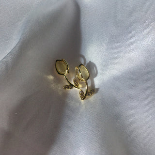 Tulip 24K Gold Plated Earrings