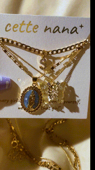"Skye" 24k Gold Filled Layered Necklace Set